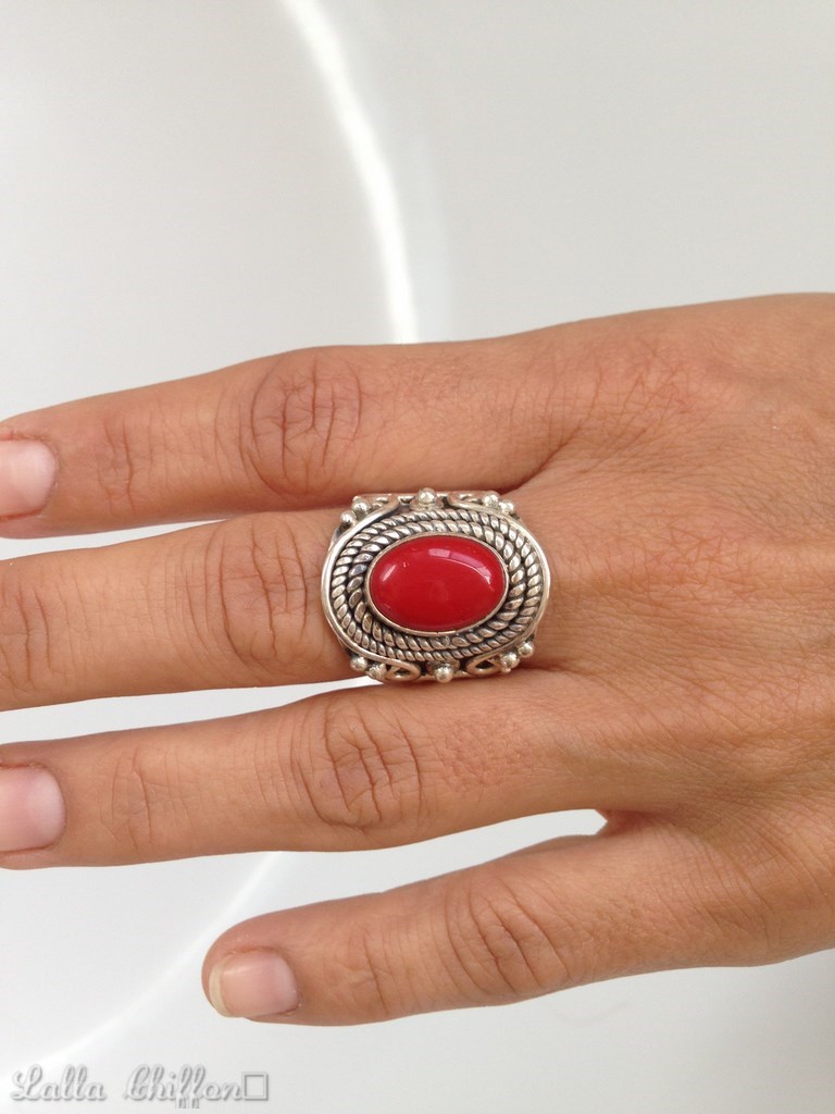 Bague corail online